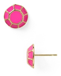 With its vintage vibe, this pair of stud earrings from kate spade new york is a bright way to add a hint of retro color. With its vintage vibe, this pair of stud earrings from kate spade new york is a bright way to add a hint of retro color.