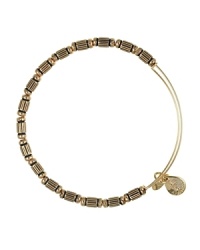 A flash of gleaming Russian gold plated beads lends subtle shine on a delicate, expandable Alex and Ani bracelet. A flash of gleaming Russian gold plated beads lends subtle shine on a delicate, expandable Alex and Ani bracelet.