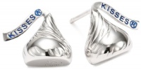 Hershey Jewelry Sterling Silver Small Flat Back Shaped Stud Type Earrings Hershey Jewelry Sterling Silver Small Flat Back Shaped Stud Type Earrings