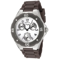 Invicta Women's 0699 Angel Collection Brown Multi-Function Rubber Watch Invicta Women's 0699 Angel Collection Brown Multi-Function Rubber Watch