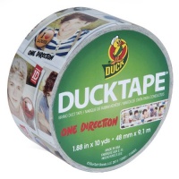 Duck Brand 281972 One Direction Printed Duct Tape, 1.88-Inch by 10-Yards, Single Roll Duck Brand 281972 One Direction Printed Duct Tape, 1.88-Inch by 10-Yards, Single Roll