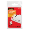 Scotch Thermal Laminating Pouches, 2.4 Inches x 4.2 Inches, 10 Pouches, ID Badge With Clip (TP5852-10)