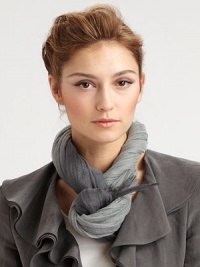 Fine, lightweight cotton/silk blend with eyelash detail on edges.70% cotton/30% silkAbout 35½ X 70¾Dry cleanImported Fine, lightweight cotton/silk blend with eyelash detail on edges.70% cotton/30% silkAbout 35½ X 70¾Dry cleanImported