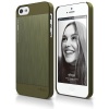 elago S5 Outfit MATRIX Aluminum and Polycarbonate Dual Case for the iPhone 5 - eco friendly Retail Packaging - Camo Green