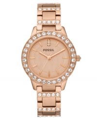 When you dress up, really dress up. This glitzy Jesse timepiece from Fossil takes no prisoners. When you dress up, really dress up. This glitzy Jesse timepiece from Fossil takes no prisoners.