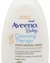 Aveeno Baby Cleansing Therapy Moisturizing Wash, 8 Ounce (Pack of 2)