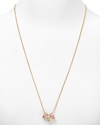 MARC BY MARC JACOBS brings its of-the-moment cool to your look with this gold-plated necklace, trimmed in three delicate rings. MARC BY MARC JACOBS brings its of-the-moment cool to your look with this gold-plated necklace, trimmed in three delicate rings.