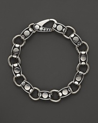 Sterling silver circles and links form a bold bracelet. From the John Hardy Dot colleciton. Sterling silver circles and links form a bold bracelet. From the John Hardy Dot colleciton.