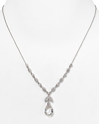 Few necklaces are as hypnotic as this pendant from Lora Paolo. Not only does this style boast an elegant teardrop crystal, but it comes cast in striking rhodium plate. Few necklaces are as hypnotic as this pendant from Lora Paolo. Not only does this style boast an elegant teardrop crystal, but it comes cast in striking rhodium plate.