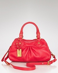 Put it in neutral with this slouchy leather satchel from MARC BY MARC JACOBS. In a most-wanted shape and fashion's favorite shade, it's an easy-chic way to update every look. Put it in neutral with this slouchy leather satchel from MARC BY MARC JACOBS. In a most-wanted shape and fashion's favorite shade, it's an easy-chic way to update every look.