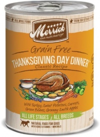 Merrick Thanksgiving Day Dinner Dog Food 13.2 oz (12 Count Case) Merrick Thanksgiving Day Dinner Dog Food 13.2 oz (12 Count Case)
