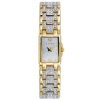 Elgin Women's EG1042 Austrian Crystal Accented Solid Link Bracelet Watch