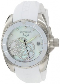 Invicta Women's 0486 Angel Collection Cubic Zirconia Accented Polyurethane Watch Invicta Women's 0486 Angel Collection Cubic Zirconia Accented Polyurethane Watch