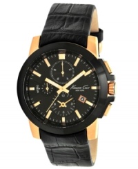 As handsome as it is precise, this Kenneth Cole New York chronograph watch is the total package. As handsome as it is precise, this Kenneth Cole New York chronograph watch is the total package.