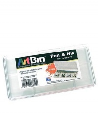 ArtBin Pen and Nib Clear Polymer Box ArtBin Pen and Nib Clear Polymer Box