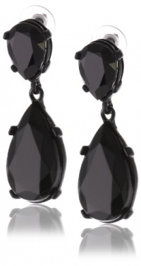 Kenneth Jay Lane Black and Jet Teardrop Earrings Kenneth Jay Lane Black and Jet Teardrop Earrings