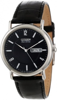 Citizen Men's BM8240-03E Eco-Drive Black Leather Watch Citizen Men's BM8240-03E Eco-Drive Black Leather Watch