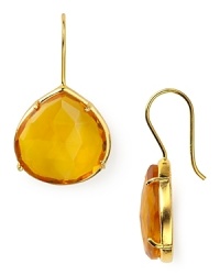 Complete your look with a pair of Coralia Leets gem drop earrings. Warm citrine stones look luxe dressed up or down. Complete your look with a pair of Coralia Leets gem drop earrings. Warm citrine stones look luxe dressed up or down.