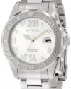 Invicta Women's 12851 Pro Diver Silver Dial Watch with Crystal Accents