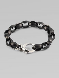 A modern update on a classic style, comprised of steel thorn links with a matte black finish.From the Silver Thorn CollectionSteelLength, about 8¼:Lobster clasp closureImported A modern update on a classic style, comprised of steel thorn links with a matte black finish.From the Silver Thorn CollectionSteelLength, about 8¼:Lobster clasp closureImported