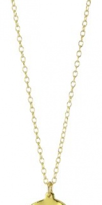 gorjana Chloe Gold-Tone Large Irregular Charm Disc Necklace gorjana Chloe Gold-Tone Large Irregular Charm Disc Necklace