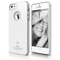 elago S5 Slim Fit Case for iPhone 5 + Logo Protection Film included - eco friendly Retail Packaging - White elago S5 Slim Fit Case for iPhone 5 + Logo Protection Film included - eco friendly Retail Packaging - White