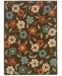 Landscape your floors -- indoors or out -- with this spring-fresh area rug from Sphinx. Featuring a pretty floral pattern made from soft and durable polypropylene that's tough, weather-resistant and easy to clean. (Clearance) Landscape your floors -- indoors or out -- with this spring-fresh area rug from Sphinx. Featuring a pretty floral pattern made from soft and durable polypropylene that's tough, weather-resistant and easy to clean. (Clearance)