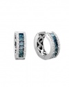 Effy Jewlery Pave Classica Bella Bleu Diamond Earrings, 1.38 TCW