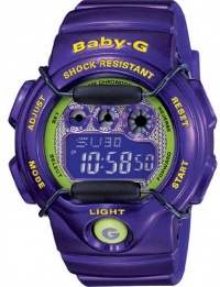 Casio #BG1005M-6 Women's Glossy Glitter Dial Purple Chronograph Alarm Baby G Watch Casio #BG1005M-6 Women's Glossy Glitter Dial Purple Chronograph Alarm Baby G Watch