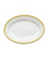 Make a splash with Latika platter from Echo Design and invite the distinct spirit of the 70's to your table setting. Bordered with bands of lemon and mustard yellow, it has a vintage, yet totally modern feel. Mix and match pieces from the collection and create your own eclectic look.