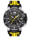 Inspired by the world of moto racing, this T-Race Moto GP sport watch by Tissot is a limited edition with Swiss precision.