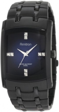 Armitron Men's 204507DBTI Swarovski Crystal Accented Ion-Plated Black Stainless-Steel Watch Armitron Men's 204507DBTI Swarovski Crystal Accented Ion-Plated Black Stainless-Steel Watch