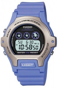 Casio Ladies Digital with Resin Strap Watch LW-202H-6AVEF Casio Ladies Digital with Resin Strap Watch LW-202H-6AVEF