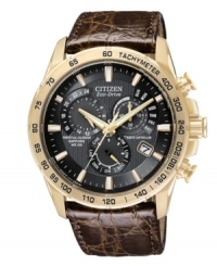 A classic silhouette updated with advanced timepiece technology, by Citizen. A classic silhouette updated with advanced timepiece technology, by Citizen.
