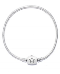 This chic sterling silver bracelet makes a beautiful base for your personal Donatella charm collection. Donatella is a playful collection of charm bracelets and necklaces that can be personalized to suit your style! Available exclusively at Macy's. Available in approximate lengths 6 1/2, 7, 7 1/2, 8, or 8 1/2 inches. This chic sterling silver bracelet makes a beautiful base for your personal Donatella charm collection. Donatella is a playful collection of charm bracelets and necklaces that can be personalized to suit your style! Available exclusively at Macy's. Available in approximate lengths 6 1/2, 7, 7 1/2, 8, or 8 1/2 inches.
