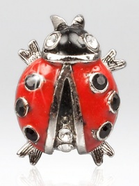 From the Pins Collection, add a glimmering flourish to any outfit with the Caroline Lady Bug Tack Pin.Enamel and crystalSilvertoneHandmade, hand-enameled and hand-set0.5L X 0.25WImported From the Pins Collection, add a glimmering flourish to any outfit with the Caroline Lady Bug Tack Pin.Enamel and crystalSilvertoneHandmade, hand-enameled and hand-set0.5L X 0.25WImported