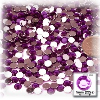 144pc Rhinestones Round 5mm - 21ss Purple Amethyst 144pc Rhinestones Round 5mm - 21ss Purple Amethyst