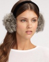 EXCLUSIVELY AT SAKS. A soft, fluffy design with a pretty band that's sure to keep you warm. PolyesterImported