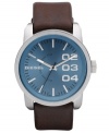 Get lost in the deep blue sea with this stately timepiece by Diesel.