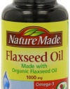 Nature Made Flaxseed Oil 1000mg, 100 Softgels