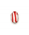 Swirled stripes in Murano glass partner with logo-stamped sterling silver in this distinctive bead. Donatella is a playful collection of charm bracelets and necklaces that can be personalized to suit your style! Available exclusively at Macy's.
