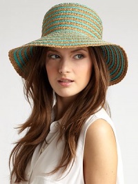 Lightweight, packable bucket style made of color fast grosgrain ribbon and squishee braid.Brim, about 3¼ wide 50% poly ribbon/17½% viscose/14% polypropylene/13½% recycled polypropylene/2½% silk/2½% polyester Machine Wash Imported Lightweight, packable bucket style made of color fast grosgrain ribbon and squishee braid.Brim, about 3¼ wide 50% poly ribbon/17½% viscose/14% polypropylene/13½% recycled polypropylene/2½% silk/2½% polyester Machine Wash Imported