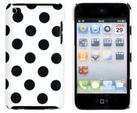 ABZ Cases Polka Dot Embossed Hard Case for Apple iPod Touch 4, 4G-White ABZ Cases Polka Dot Embossed Hard Case for Apple iPod Touch 4, 4G-White