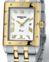 Raymond Weil Tango Two-Tone Stainless Steel & 18k Gold Mens Watch Calendar 5381-STP-00308