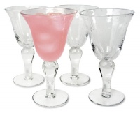 Artland Iris Goblet, 14-Ounce, Clear, Set of 4 Artland Iris Goblet, 14-Ounce, Clear, Set of 4