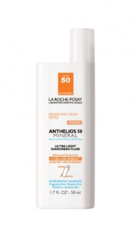 La Roche-Posay Anthelios SPF 50 Mineral Ultra-Light Sunscreen Fluid Tinted, 1.7 Fluid Ounce La Roche-Posay Anthelios SPF 50 Mineral Ultra-Light Sunscreen Fluid Tinted, 1.7 Fluid Ounce