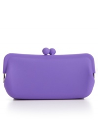 Fun, functional and durable, this silicone wallet comes in a range of hot hues and seals with a kiss (clasp). Part of our new & exciting one-stop gift shop. Fun. Magical. Finds. Creatively boxed. Ready to give. Fun, functional and durable, this silicone wallet comes in a range of hot hues and seals with a kiss (clasp). Part of our new & exciting one-stop gift shop. Fun. Magical. Finds. Creatively boxed. Ready to give.