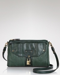 Utilitarian riveting and a logo-engraved padlock make this retro-inspired camera bag ideal for uptown to downtown sightseeing. From Milly. Utilitarian riveting and a logo-engraved padlock make this retro-inspired camera bag ideal for uptown to downtown sightseeing. From Milly.