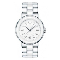 Movado Women's 0606539 Cerena Stainless Steel/White Ceramic Case Watch Movado Women's 0606539 Cerena Stainless Steel/White Ceramic Case Watch