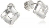Kenneth Cole New York Shiny Silver Square Stud Earrings Kenneth Cole New York Shiny Silver Square Stud Earrings